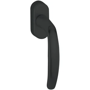HOPPE Fenstergriff ATLANTA - Secustik, VK 7 x 32 - 42 mm, Alu schwarz matt