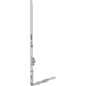ROTO D-/DK-Getriebe KSR konstant DM 15 mm 1P L=600/170 mm Eckumlenkung silber