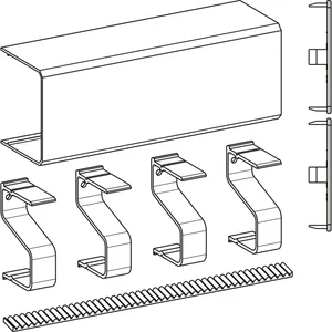GU HS SpeedLimiter Abdeckprofil-Set L=4000 mm Aluminium silber eloxiert