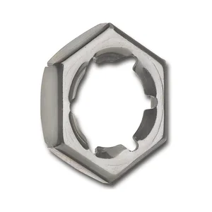 DIN7967 M10 verzinkt Sicherungsmutter (Palmutter)