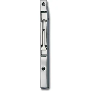 Türkantriegel U-Gehäuse mit Klapphebel, 400 x 17 x 15 mm, Hub 15, Edelstahl