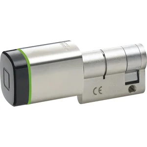 DORMAKABA Digitalhalbzylinder evolo smart, 30 mm, Messing vernickelt matt