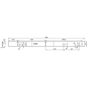 DORMAKABA Montageplatte G-EMR XEA