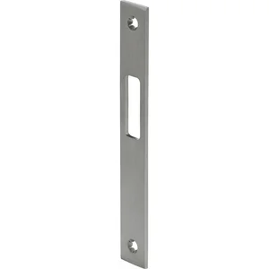 WILKA Schließblech 9317 flach für Rohrrahmen-Fallenschloss, 170x24x3mm,Edelstahl