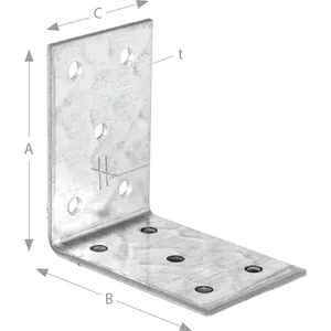 SIMPSON Winkelverbinder ANPS 40x40x2.0x40mm feuerverzinkt ( ANPS204440 )