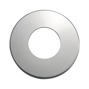 Drückerrosette WG ø 50 mm, mit Universalträger "U", silber eloxiert