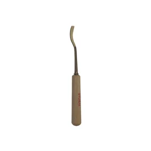 STUBAI Bildhauer-Stechbeitel geschliffen mit Holzheft Form 21 Breite 8 mm