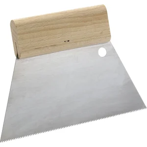 SCHULLER Zahnspachtel mit Holzgriffleiste Breite 180 mm Trapezzahnung 2,9 mm