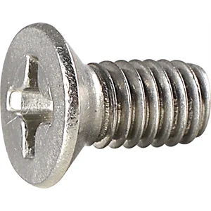 Kreuzschlitzschraube für Aufschraubstücke, 3,5 x 7mm, Edelstahl