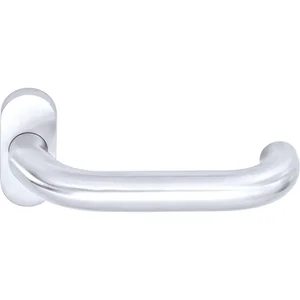 OGRO Drückerlochteil PREMIUM 8350 V/6620 - mit Rosette, Alu silber eloxiert