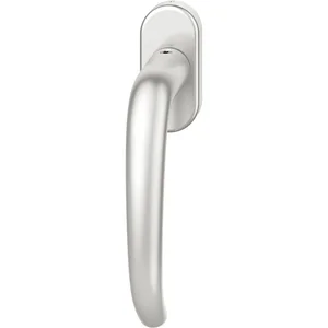 FSB Fenstergriff 34 1023 ovale Rosette, Aluminium silber eloxiert