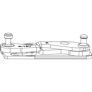MACO Ecklager POWER 3-flg. PVC FT 30 mm, 13V, links (215833)