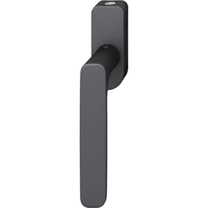 FSB Fenstergriff 34 1289 abschließbar ovale Rosette, Aluminium schwarz matt