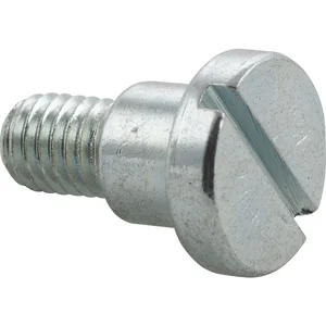 DIN923 4.8/5.8 M10x10 verzinkt Flachrundschraube mit Schlitz und Ansatz