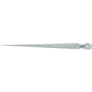 HELIOS PREISSER Konische Lochlehre Spezialstahl, flach 1 - 15 mm