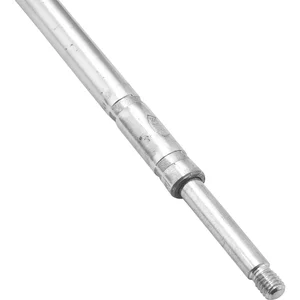BKS Treibriegelstange 9006, 2000 mm, mit Gleitstopfen für oben, Stahl verzinkt