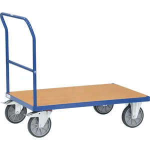FETRA Schiebebügelwagen 1000 x 600 mm Rad ø 200 mm Tragkraft 600 kg