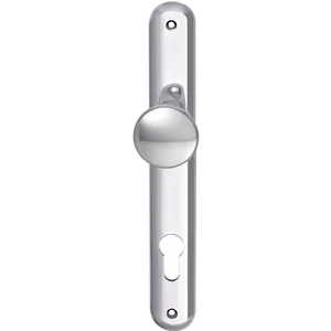 Knopflangschild ELEGANT WG 500 - PZ 88, Aluminium poliert