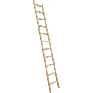 JUST Holz Sprossen-Anlegeleiter Sprossen=9 Länge=2,8 m