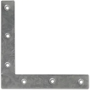 Scheinhaken zum Einlassen, eckig, GR. 4, 100 x 100 x 16 x 1,0 mm,Stahl verzinkt