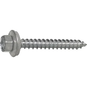 Fassadenbauschraube spitz 6.5x 38 verzinkt mit Neoprendichtscheibe ø 16 mm