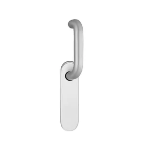 ECO Drückergarnitur D 110/KS Standflügel, TS 40-66 mm, silber eloxiert