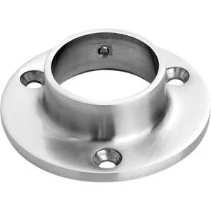 CROSO Flansch für Rohr ø 33,7 x 2,0 mm, Platten ø 71 mm, Edelstahl V2A