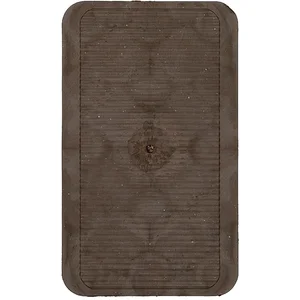 GV Unterlegplatte, 60 x 40 x 10 mm, Kunststoff braun