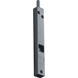 Kantenriegel U-Gehäuse mit Griffschieber eckig, 100 x 14 x 11 mm, vernickelt