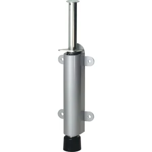 Türfeststeller 1043 Hub 120 mm, 445 x 116 mm, Stahl silber lackiert
