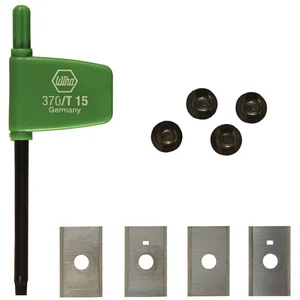 FESTOOL Ersatzwendeplatten zu Nutfräser 20 x 12 x 1,5 mm (4 Stück)