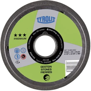 TYROLIT Schleiftopf kegelig Premium*** 110/90 x 55 Aufnahme M14 Korn 16 Gestein