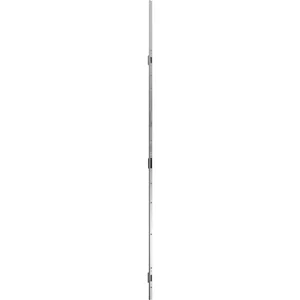 GU Falzhebelgetriebe für Secury, Maß A 580 mm, links,U-Stulp 26 x 8,silberfärbig