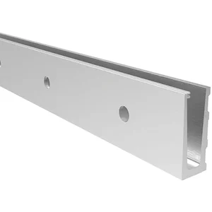 ECONOMY Bodenprofil 0005 zur vorgesetzten Montage, 2500 mm, Alu silber eloxiert