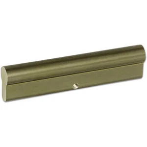 Montagezylinder 130 mm, Messing geschliffen