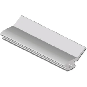 Dichtungsprofil für Halteprofil Hart-PVC Isostar, Kunststoff braun