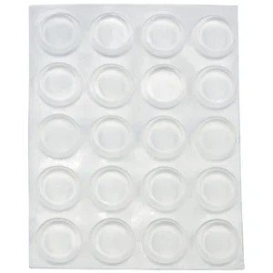SECOTEC Türanschlagdämpfer zum Aufkleben 13 mm Kunststoff transparent SB-20 BL4