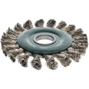 OSBORN Rundbürste gezopft 125 x 6 x 22,2 mm rostfreier Stahldraht