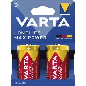 VARTA Batterie Longlife Max Power LR20/D 1,5 Volt 2 Stück