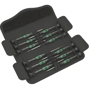 WERA Elektronik-Schraubendreher-Satz Kraftform Micro 12 Universal 1 12-teilig