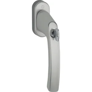 HOPPE Fenstergriff LIÈGE - Sperrzylinder, Vierkant 7x37, 35 Nm, Edelstahl-Effekt