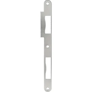 Doppeltürschließblech R9 bombiert, 210 x 18 x 2 mm, Stahl blau verzinkt
