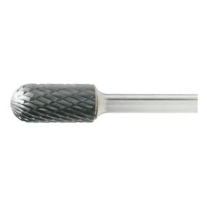 LUKAS HM-Frässtift Form C Walzenrund Kopf ø 3 mm L 13 mm Zahnung 7 für Stahl