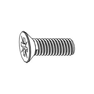 MACO Senkschraube für Achsstiftsicherung M4 x 12 mm Pozidrive Tricoat-Evo