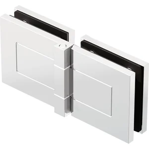 DORMA-Glas Duschtürband TANORA S1 180° Glas-Glas, Messing glanzverchromt