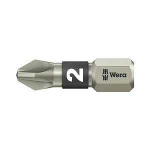 WERA Bit-Einsatz Edelstahl 3855/1TS 1/4"sechskant PZ 2/25 mm Pozidriv
