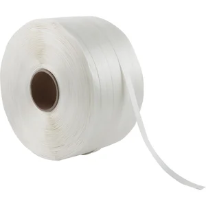 Verpackungs-Kraftband weiß Breite 13mm Kernloch ø 76mm Rolle=1100 m Inhalt 2 St.