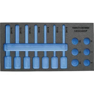 GEDORE 1/3 Check-Tool- Modul EI 1500 CT1-IN19LKM Breite 157,5 mm Tiefe 310 mm