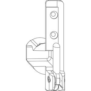 MACO Ecklager TO, 4/18 mm, rechts, 130 kg, silber (55237)
