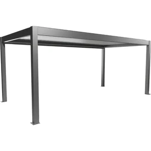 BIOHORT Pergola Gr. 6 x 3 quarzgrau/silber